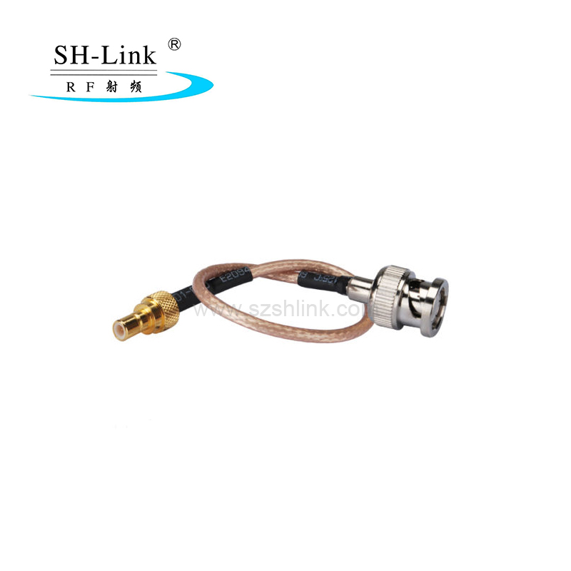 SMB male straight to BNC straight male with RG316 cable assembly
